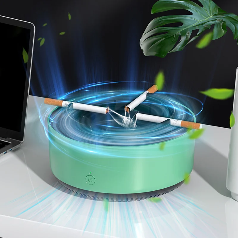 Ashtray Air Purifier Intelligent Passive Smoking Removal Smoking Smoke Smell Multi Filtration Indoor Living Room Office