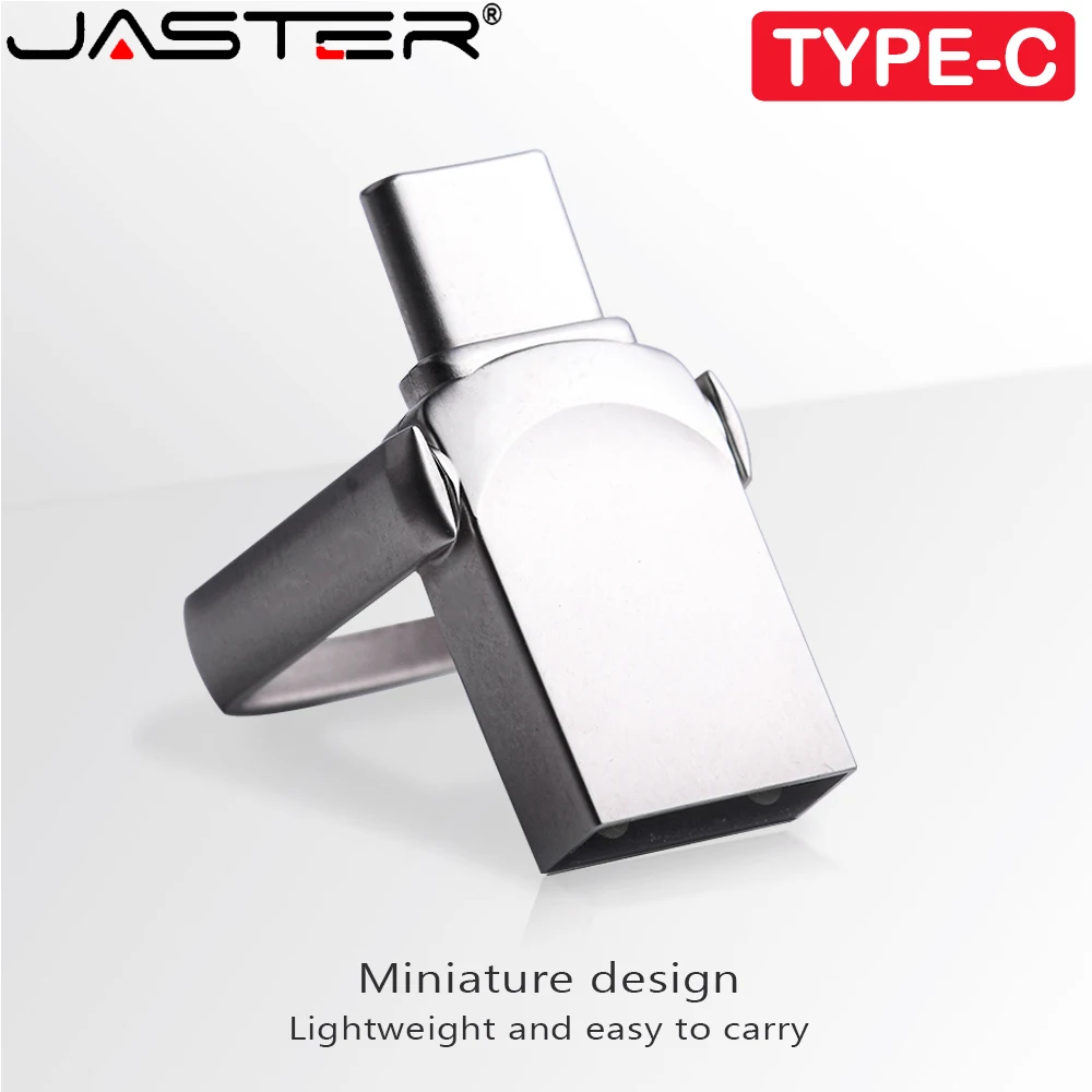 JASTER 2-in-1 USB-Stick 32GB 64GB 128GB für TYPE-C PC Hochgeschwindigkeits-USB-Stick 128GB USB 2.0 TYPE-C 32GB 64GB Pen Drive – Detail 1
