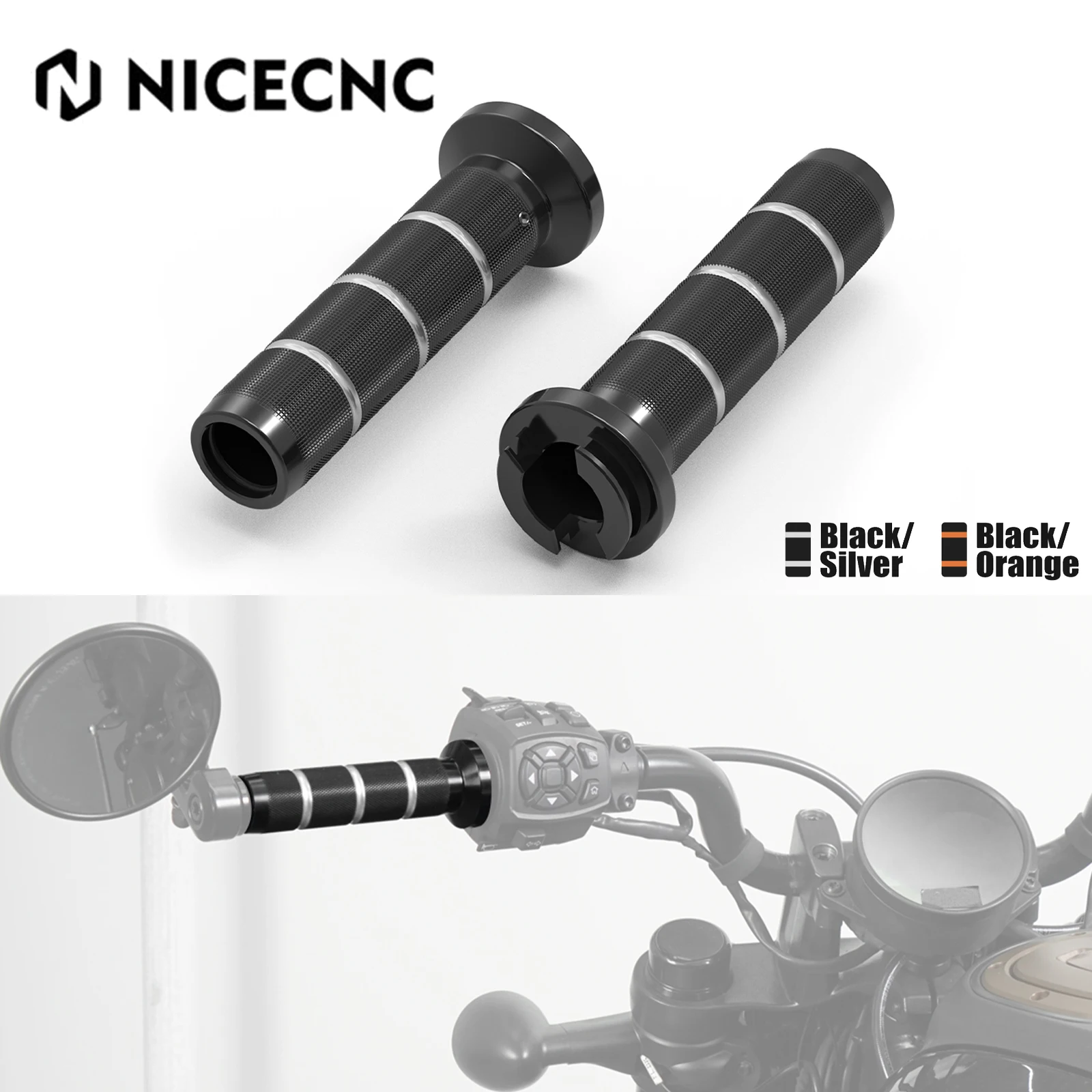 

For 2021-2024 Harley Sportster S RH1250S Handlebar Grips Nightster RH975 RH975S 2023-2024 Pan America 1250 RA1250/S 2021-2024