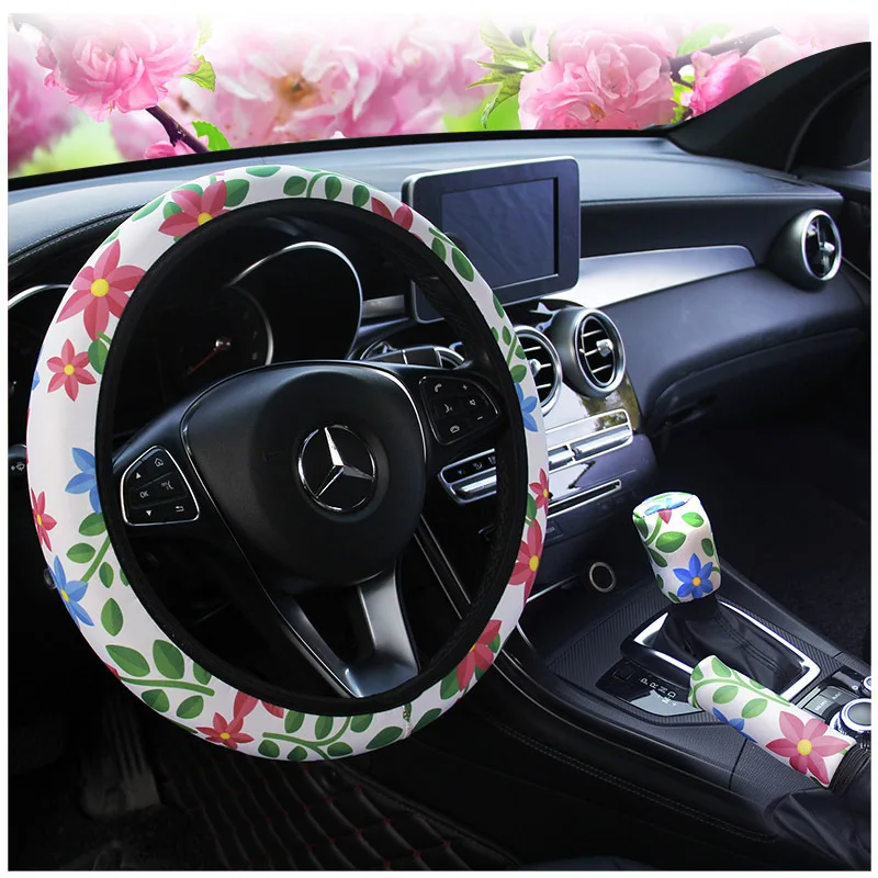 No Inner Ring Elastic Steering Wheel Set Carbon Fiber Ultra-thin Dynamic Anti-skid Wear-resistant Card Handle Set