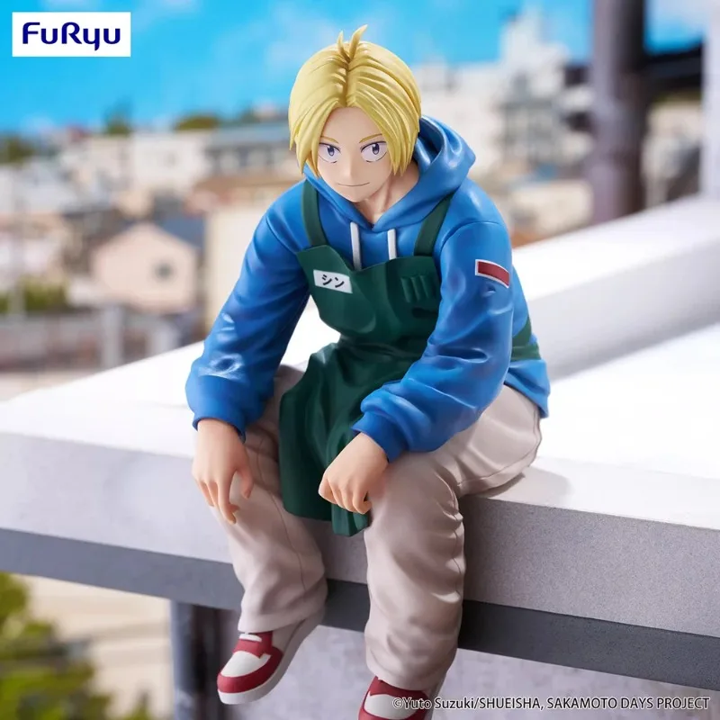 متوفر في المخزون الأصلي Furyu SAKAMOTO DAYS Shin Asakura PVC 13 سنتيمتر أنيمي شخصية نموذج جمع سطح المكتب الديكور اللعب الهدايا