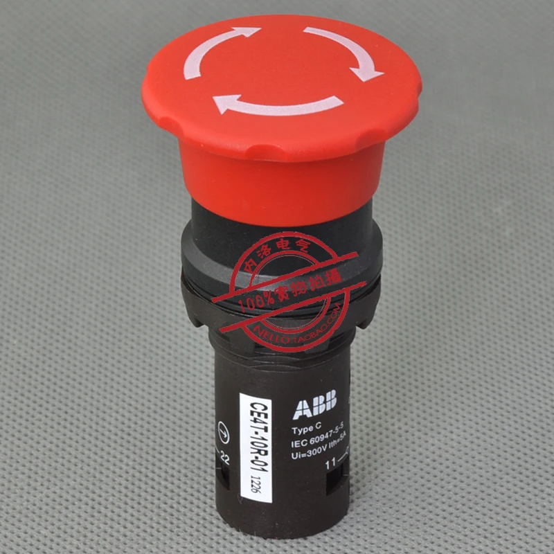 [SA]original 22mm one- stop button CE4T-10R-01 rotation reduction genuine original 1NC--10pcs/lot