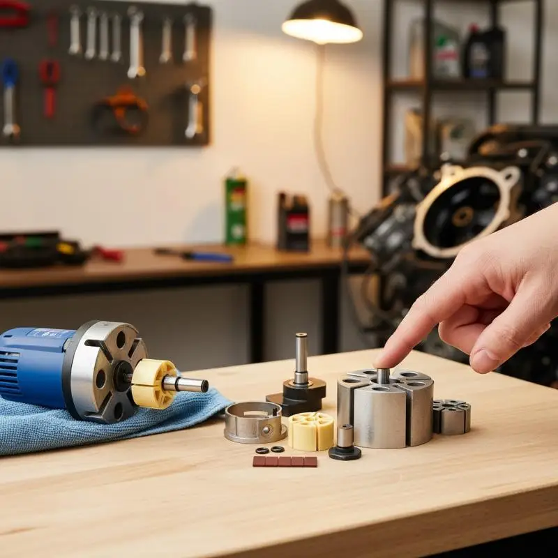 Pneumatic Air Tools Prima Random Orbital Sander 5 Inch Spare Parts Accessories Rotor Switch Balance Plate O Ring
