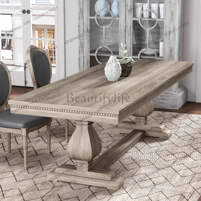 LJY Computer Desk Negotiation Long Table American Style Light Luxury Vintage Room Offices Office Desks And Workstations Room Des