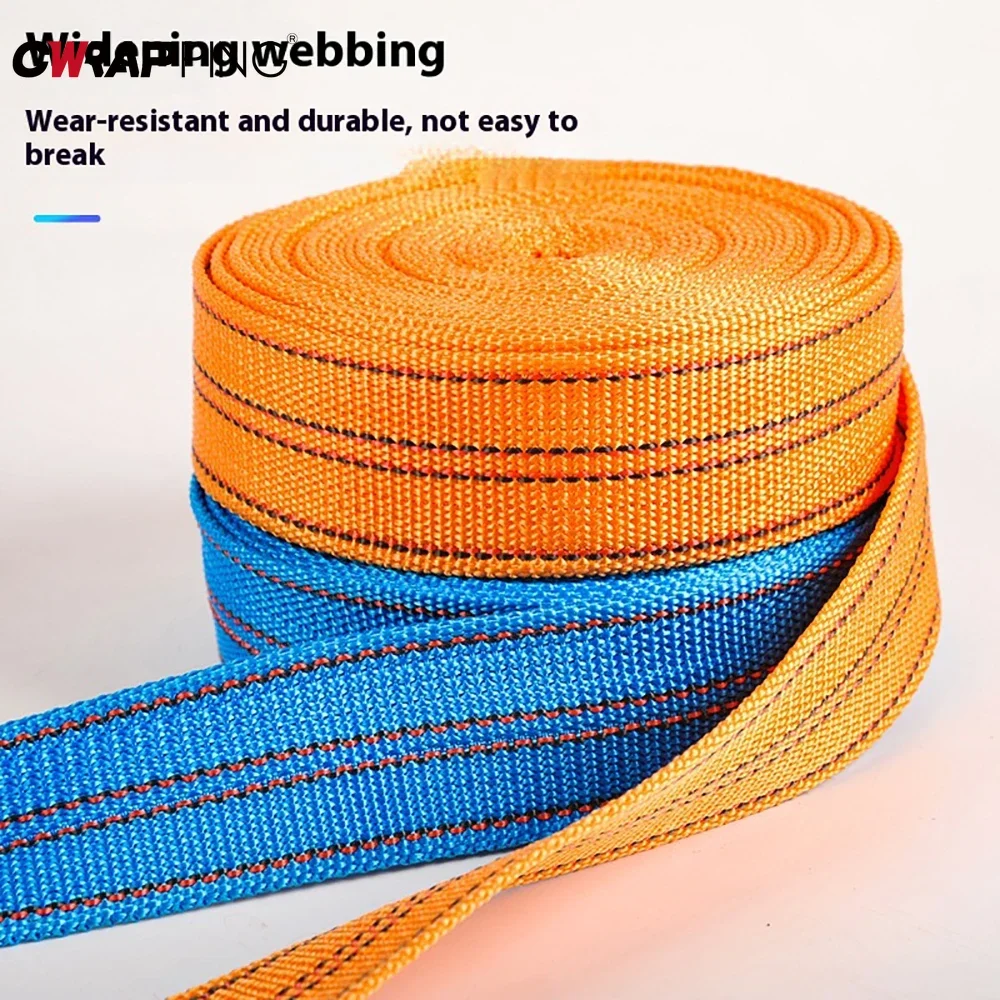 High Strength Wear Resistant Truck Straps Self Locking Tie Down Rope Tightener Thickened Heavy Duty Cargo Straps Car Accessories