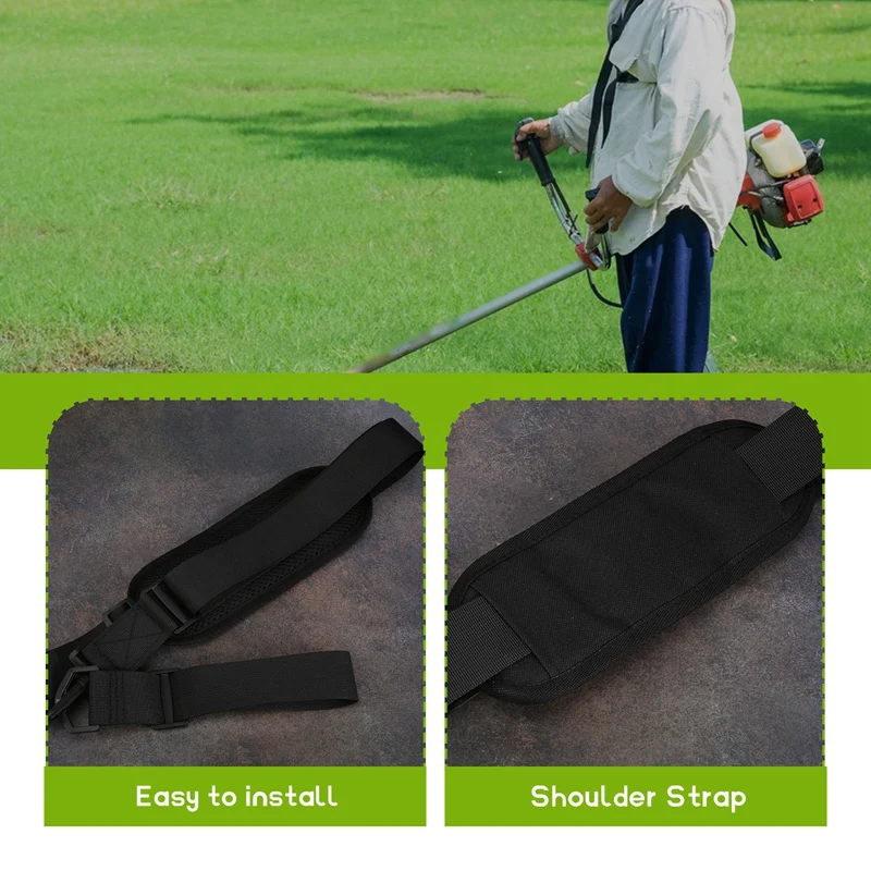 Shoulder Strap Trimmer Strap Blower Strap Weed Wacker Strap Universal For Weedeater Leaf Blower, Multi Head System