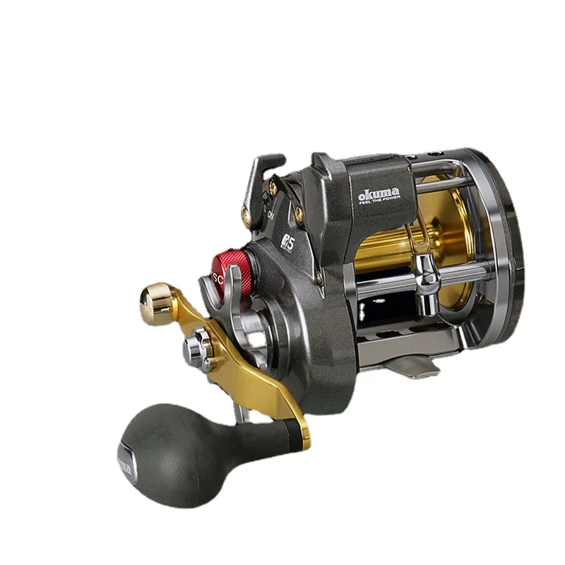 

Okuma CATALINA Titanium Plated Fishing Reel with Code Table