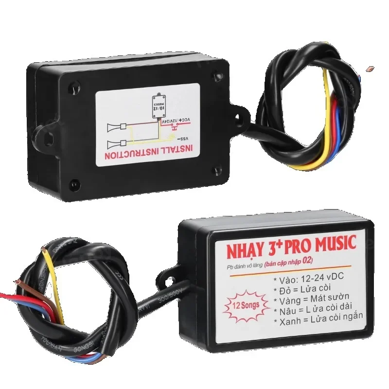 Horn control box Nhay 3 Pro Music Rapid Horn Relay Car Horn Control