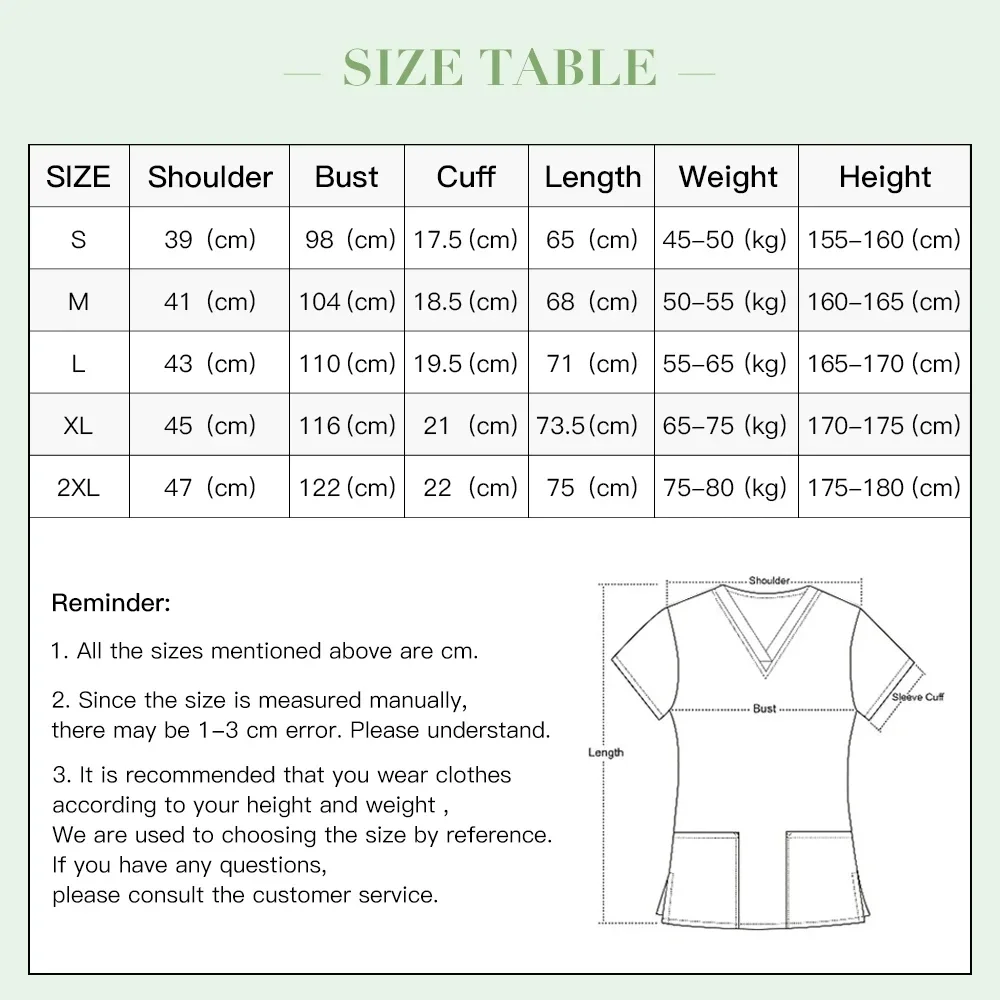 Fashion Cartoon Printed Scrub Cotton Scrub Top V-Neck Short Sleeve Medical Uniform Soft Comfortable Nurse Shirt for Hospital