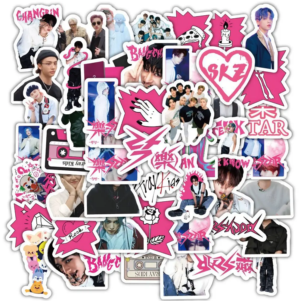 

KPOP 60PCS Decorative Stickers: Stray Kids SKZOO Cute Girl K-Pop Group Scooter Bag Water Cup Toy Stickers Gift