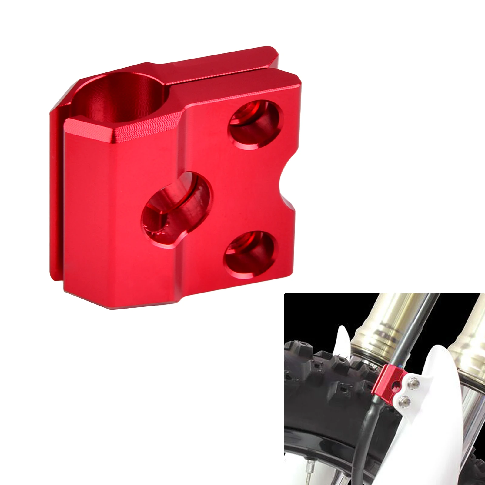 

Motocross Hose Line Clamp Holder Brake For CR 80R 85R 125R 250R CRF 150R 450R CRM 250R 250AR XR 250 250BAJA 250MOTARD 400MOTARD