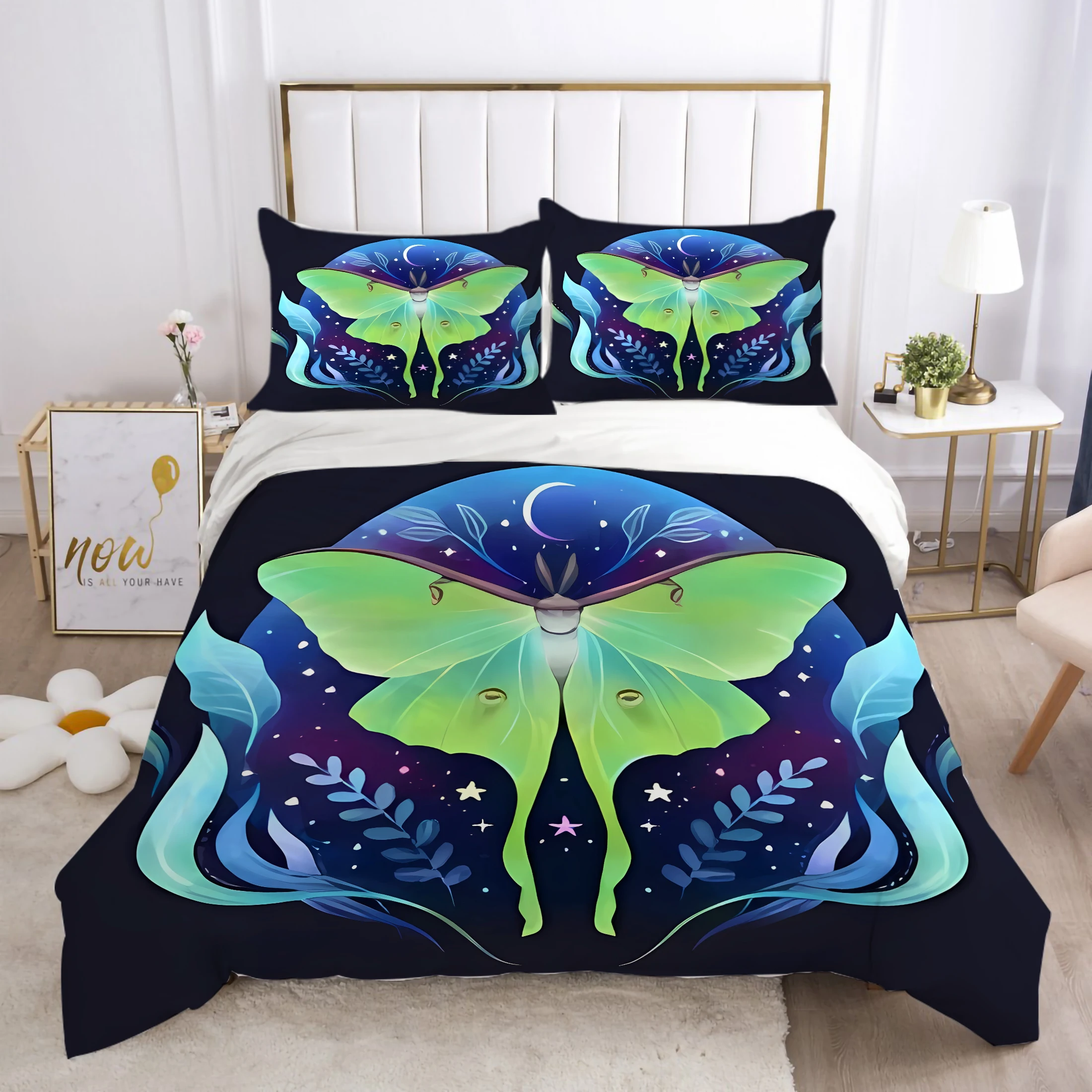 

Luxury Duvet Cover Cartoon Print Home Quilt Cover 3D Bedding Set Comforter Cover Set