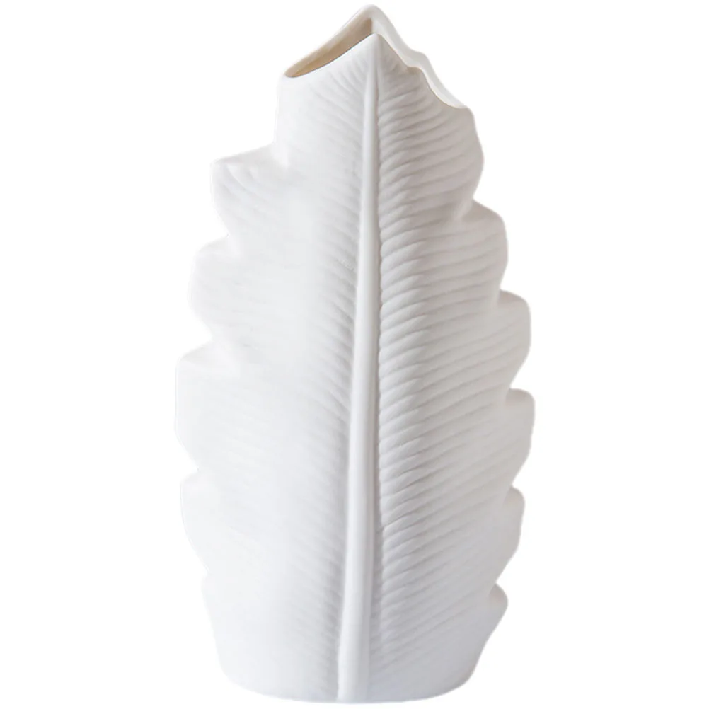 

Leaf Shape Ceramic Flower Vase Nordic Style Decorative Vase for Home Plant Arrangement Vases Dried Flower Holder