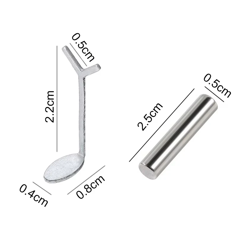 Aimant d'aspiration d'ongles en forme de Y, motif d'amour, combinaison d'aimant cylindrique pour bricolage, polissage de Gel, accessoires d'art magnétiques, outils