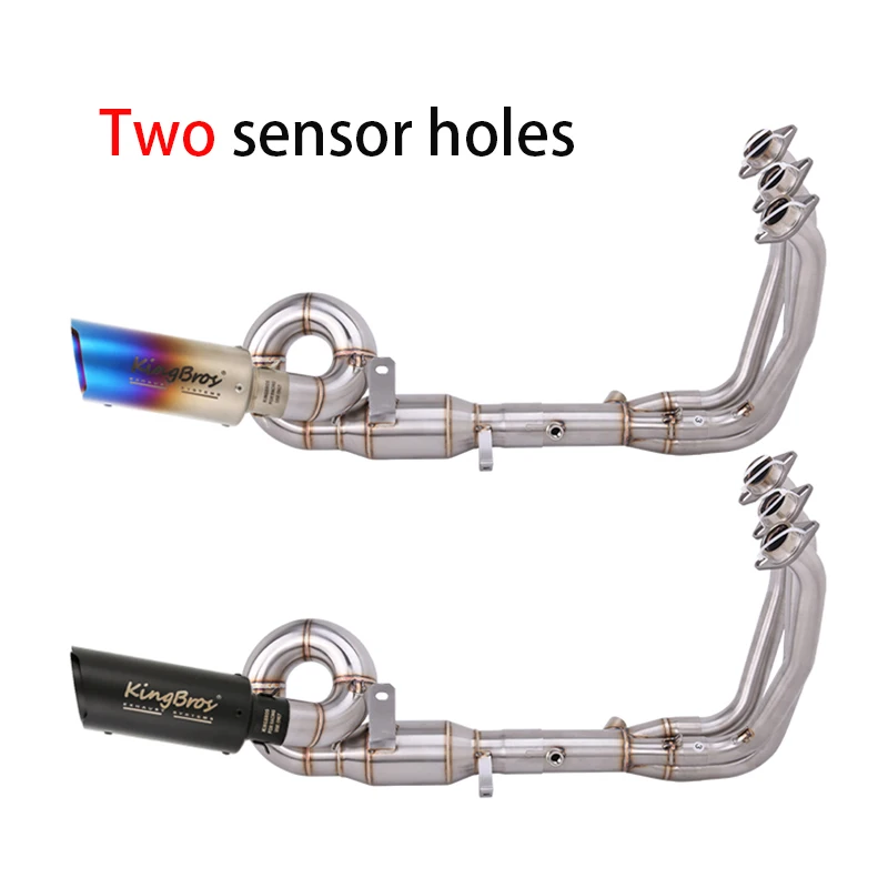 

51MM Exhaust System For CF-Moto 675SS 675SR 24-2026 675NK 25-26 Motorcycle Muffler Front Header Pipe Stainless Steel Slip On EU