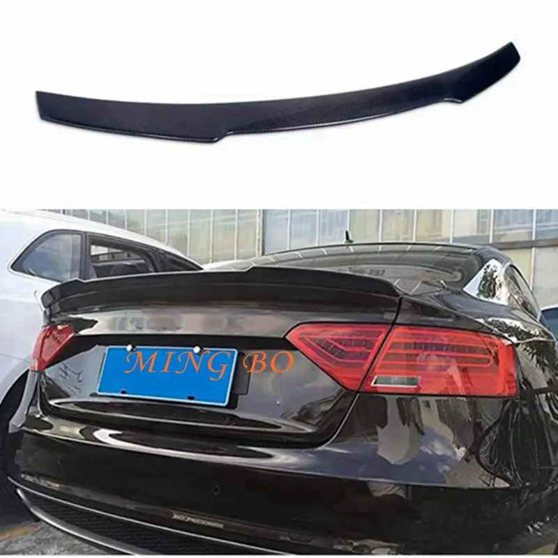 

FOR Audi A5 4 Doors 2 Doors 2009-2016 V Style Carbon Fiber / Forged Carbon Fiber Rear Trunk Spoiler（Not for S5 RS5）