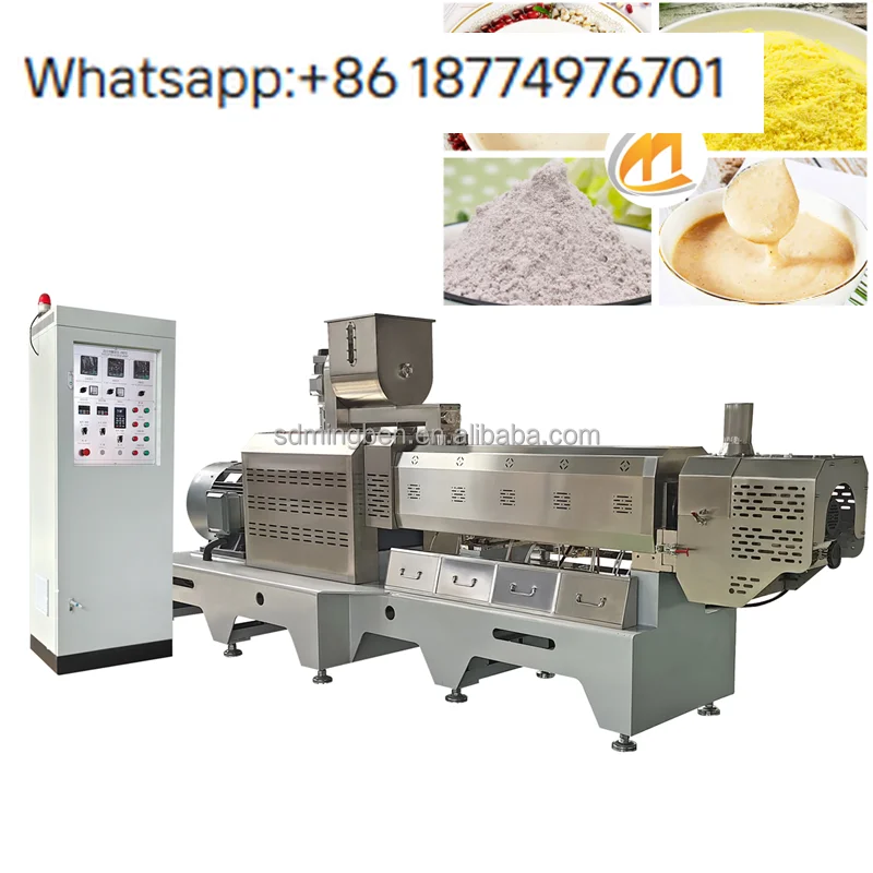 Máquina de Processamento de Alimentos Complementares para Bebês e Crianças Mingben com Motor de Engrenagem para Café da Manhã, Papinha de Arroz e Lanches