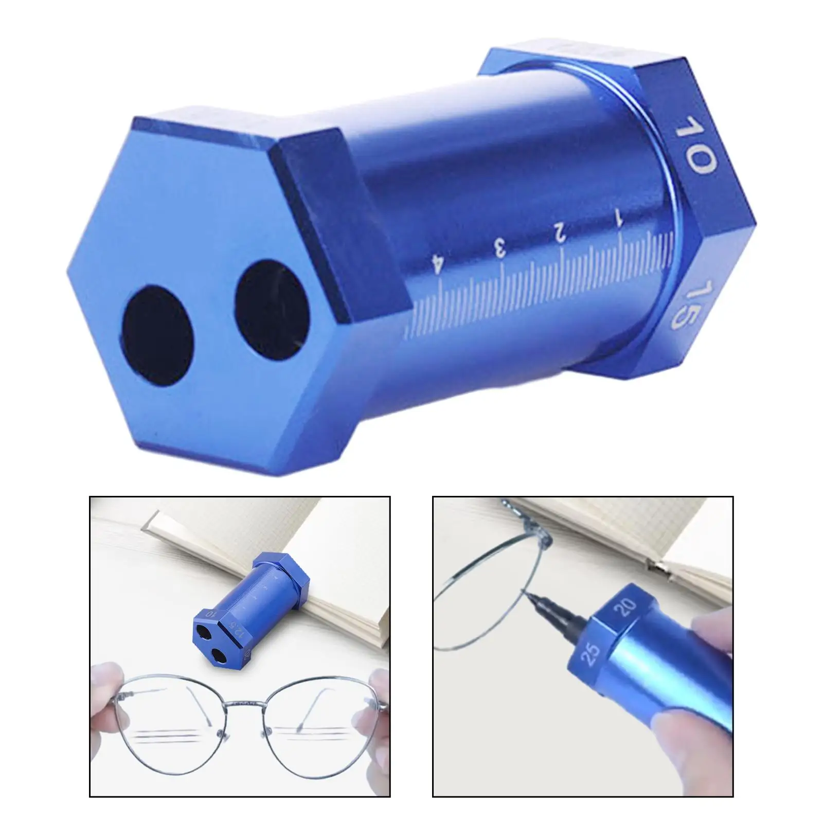 Three Hole Machine Liner Alignment Tool 1x Practical Optician Glass Optician Hospital Glasses Horizontal Scriber Accessories