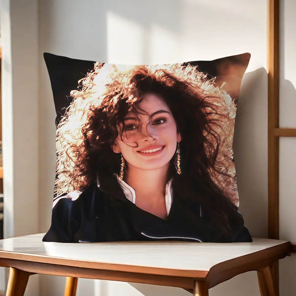 Actor J-Julia R-RobertS American Flag Cushion Cover For Pillow Printing Sofa Decoration Home Room Shop Office Nordic Simplicity
