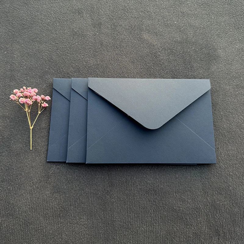 10pcs/lot Blue Thickened Matte Envelope 250g Kraft High-grade Envelopes for Wedding Invitation Business Postcard Gift Packing