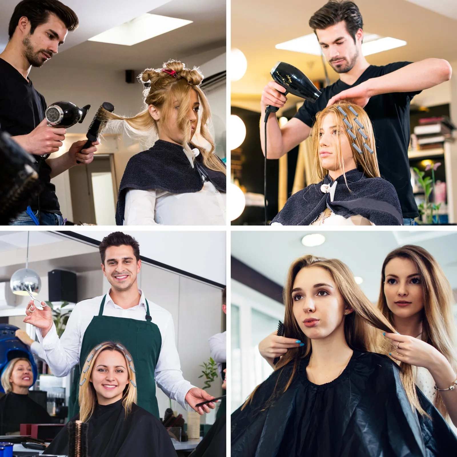 

20 шт. самозакрепляющихся бигуди для завивки и укладки волос, зажимы-клипсы, легкие и простые в использовании инструменты для салонов красоты