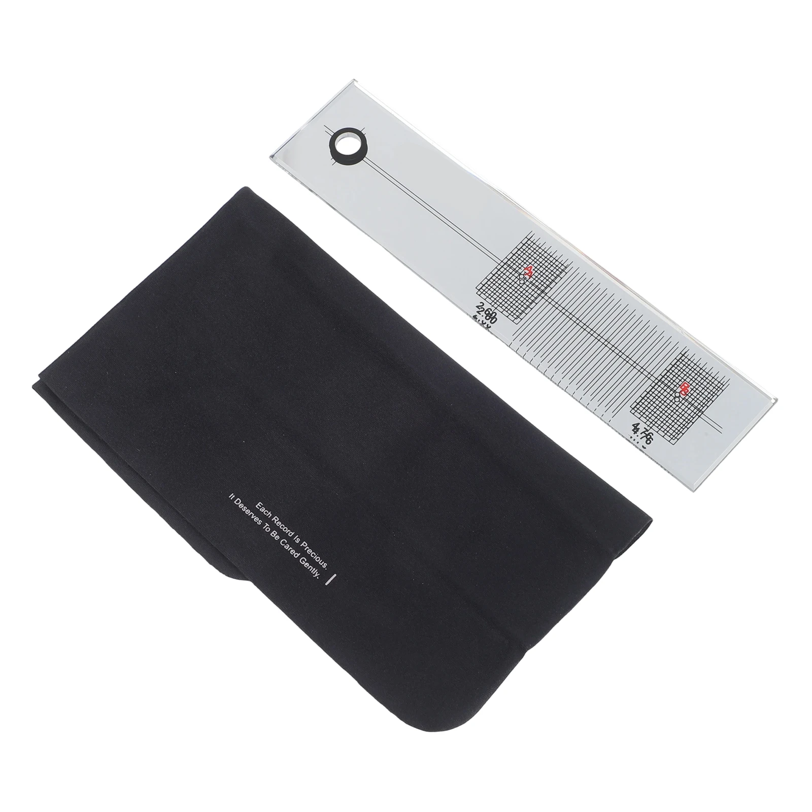 Cartridge Alignment Tool with Mirror and Printed Instructions for Precise for stylus Setup on Standard 1/2 Inch Mounted