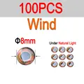 8mm 100 piezas Viento
