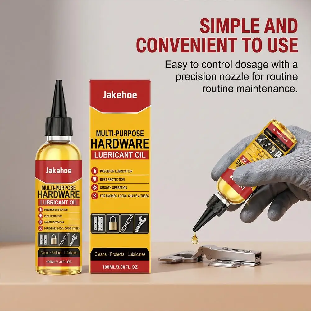 100ml Multi-Purpose Hardware Lubricant Oil Rust Proof For Bike Chain Door Hinge Tool Maintenance