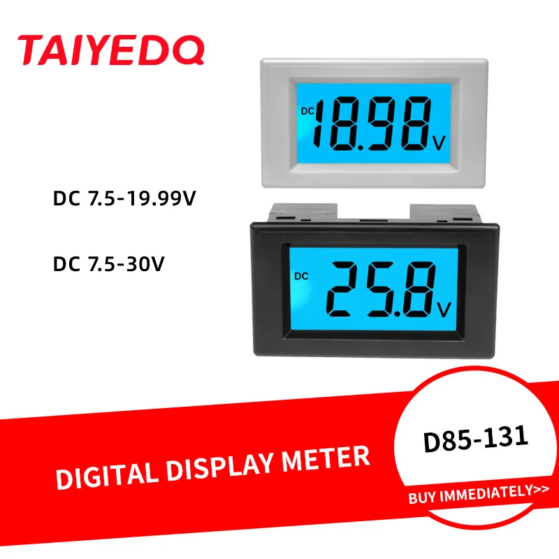 DC 12V 24V LCD Digital Display Volt Panel Meter D85-131 Forklift Truck Battery Voltage Meter