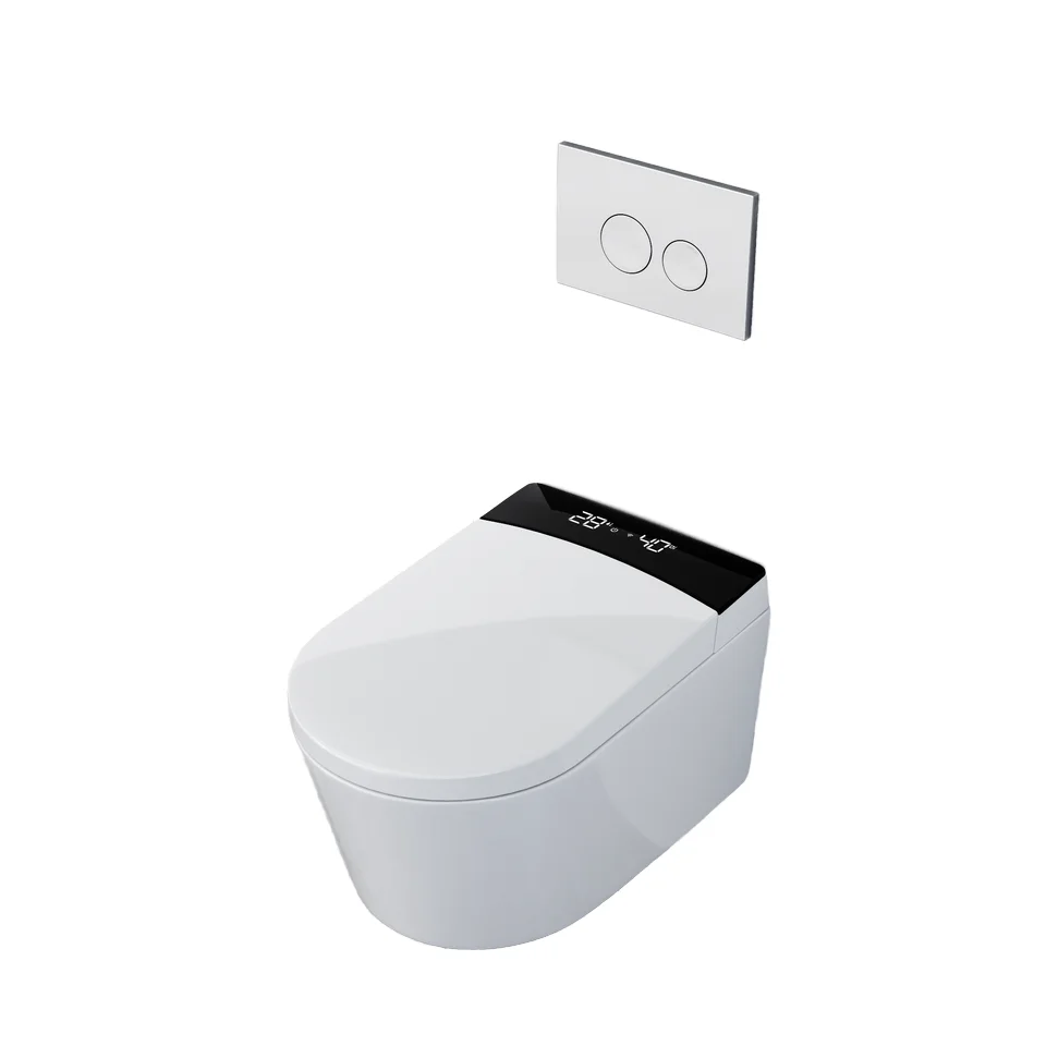 Watermark Intelligent Toilet  Electric Bidet Smart Toilet Tankless Wall Hung Toilet Bathroom WC