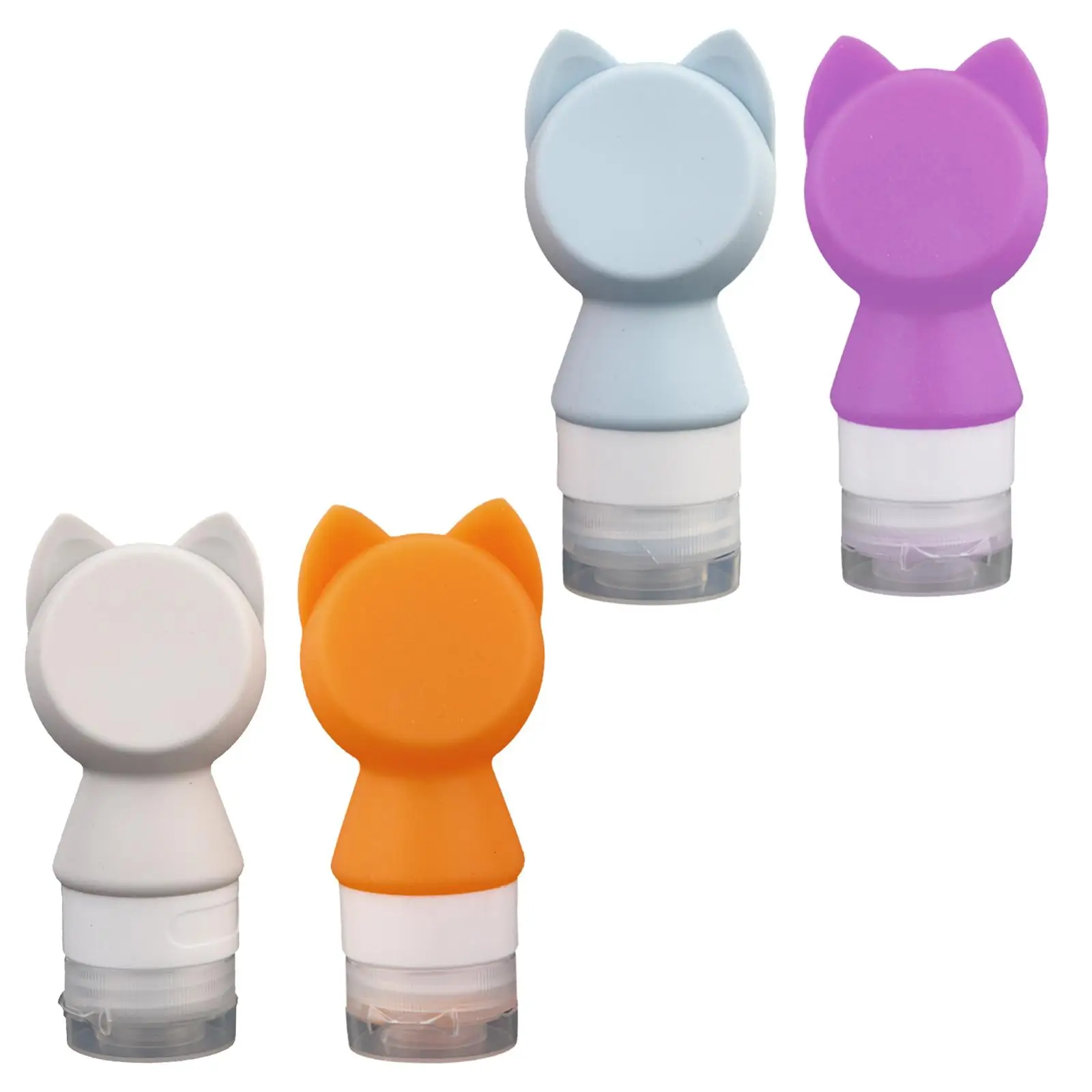 Travel Bottles, Silicone Squeezable Travel Size Storage Bottle for Body Wash