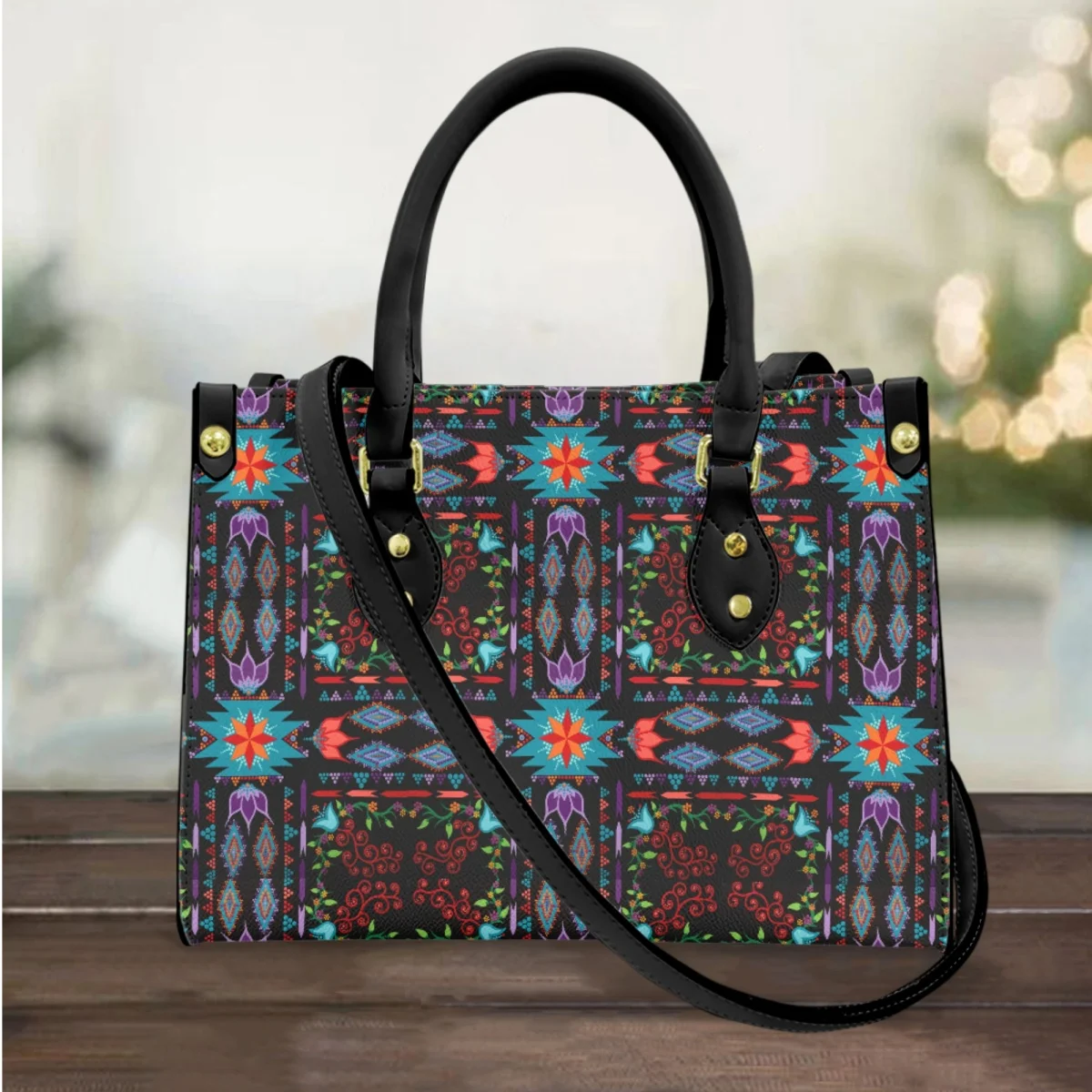 

Tribal Art Luxury Design Handbags Female Casual Street Trend Fashion Messenger Bag Long Shoulder Strap Vintage Totes Bolsos Muje