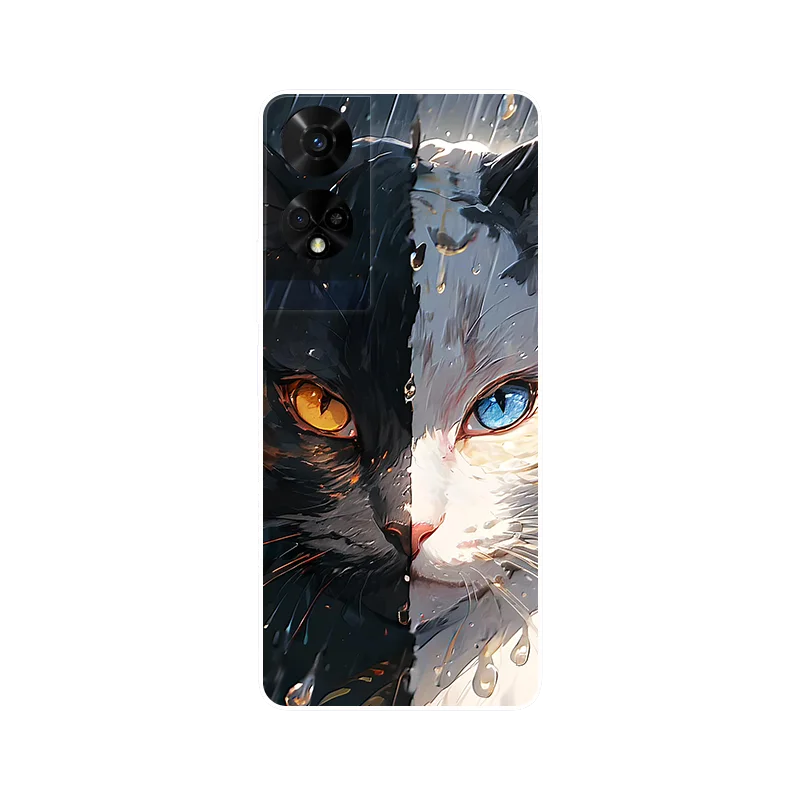 For TCL 50 5G Phone Case Fashion Flowers Soft TPU Silicone Painting Back Cover for TCL 50 T613K TCL50 5G Funda Coque