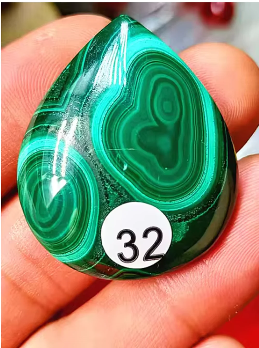 Natural Quartz Crystal Pendant Necklace, Malachite and Reiki, Drop Type, Fashion Ornament, Healing, Energy