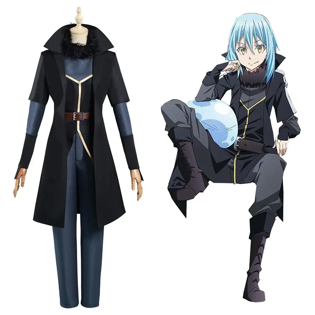 

Ролевая игра That Time I Got Reincarnated As A Slime Rimuru Tempest Косплей Костюм Комбинезон Пальто Брюки Наряды Хэллоуин Карнавал