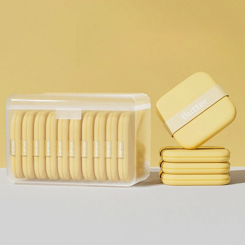 1-10 sztuk kwadratowa poduszka powietrzna Puff kosmetyczny korektor podkład gąbka poduszki na mokro i na sucho uroda uroda gąbka do makijażu