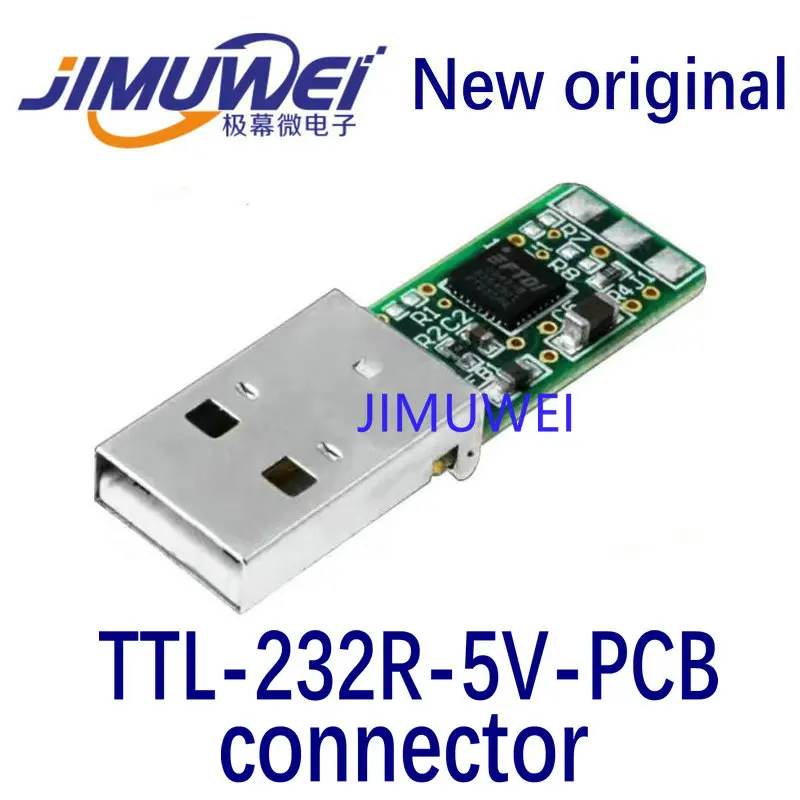 

TTL-232R-5V-PCB USB connector 5V UART 75mA source output