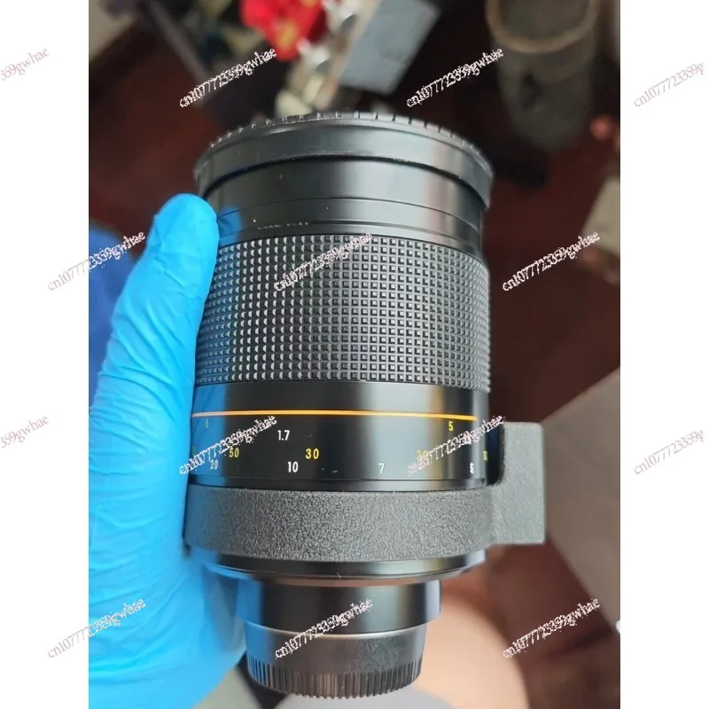 Reflex500mmf8 orange circle version foldback lens, not brand new