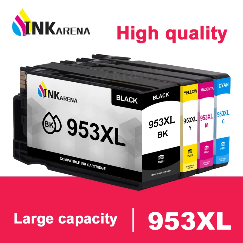 INKARENA 953XL 953 Replacement Ink Cartridge Newest Chip For HP Officejet Pro 7740 8210 8218 8710 8715 8718 8719 8720 8725 8728