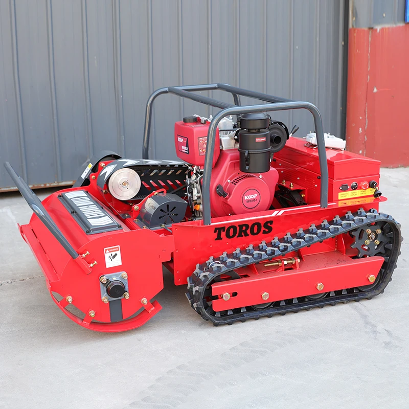 Grassland Green Trimming Lawn Mower CE EPA Mower Remote Customized Tracked Mulcher Multifunction Made in China