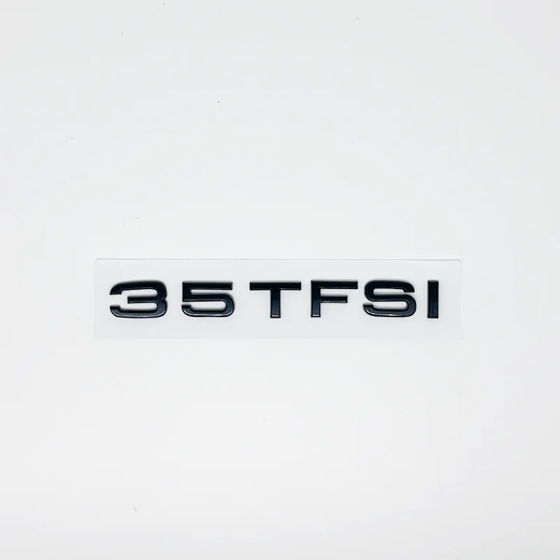 Buchstaben 30TFSI 35TFSI 40TFSI 45TFSI 50TFSI 55TFSI Zahlen Emblem für A1 A3 A4 A5 A6 A7 A8 Q2 Q3 Q5 Q7 Q8 S7 – Detail 5