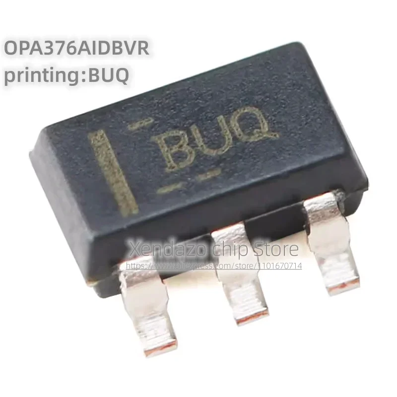 10pcs/lot OPA376AIDBVR printing BUQ SOT-23-5 package Original genuine Operational amplifier chip
