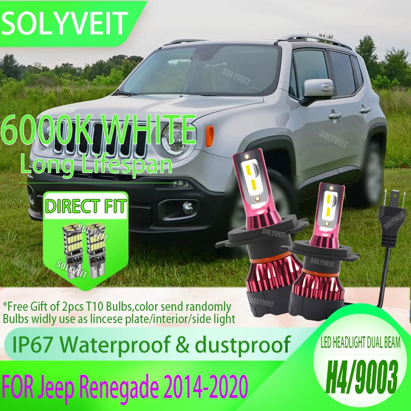 

Дорога должна бояться вас ночью: осветите её 150-ваттной светодиодной лампой для Jeep Renegade 2014-2020 годов выпуска.