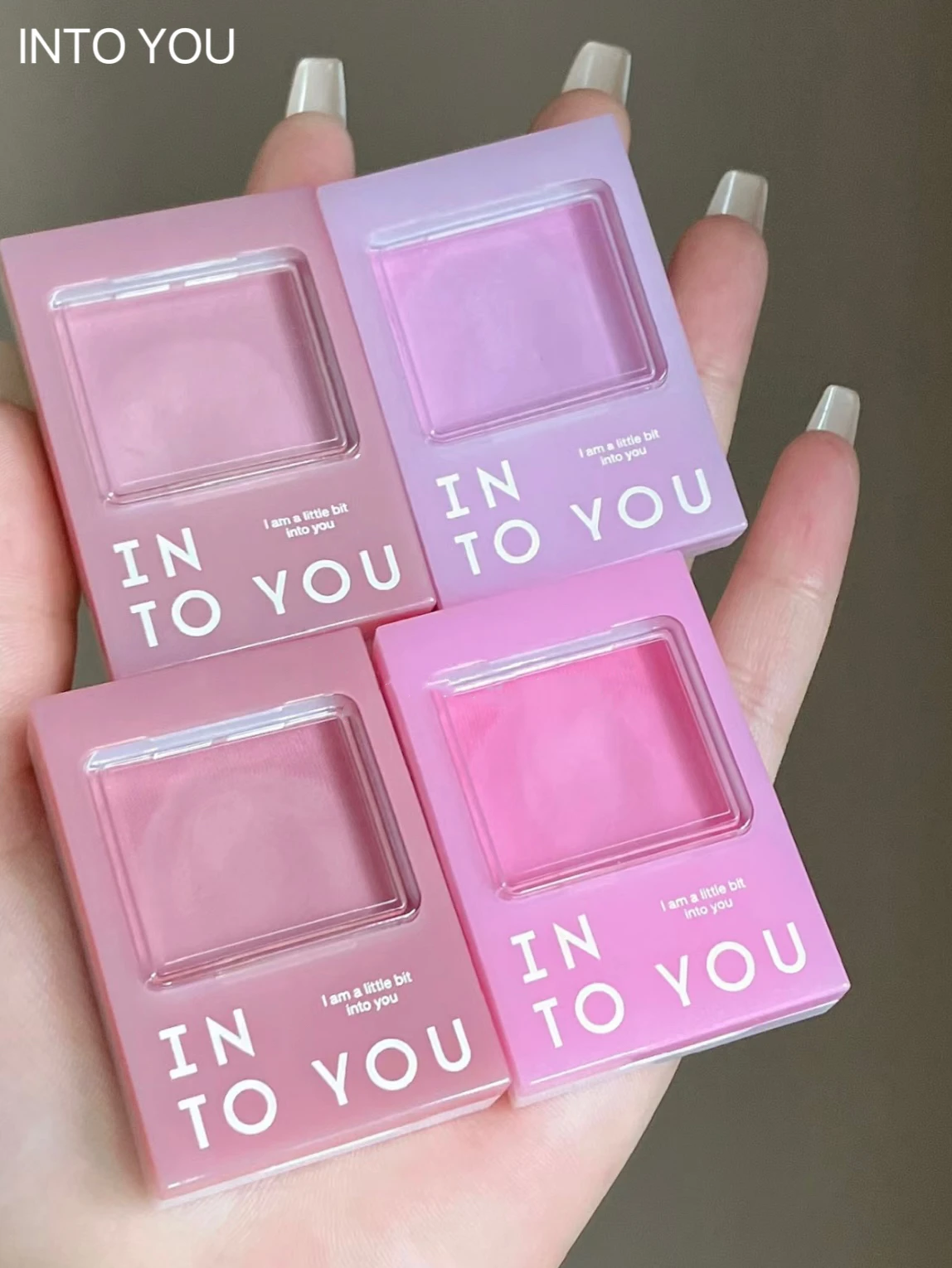 Into You-colorete con sensación de frío, expansión facial, Color único, mentón, rosa, morado, yeso femenino