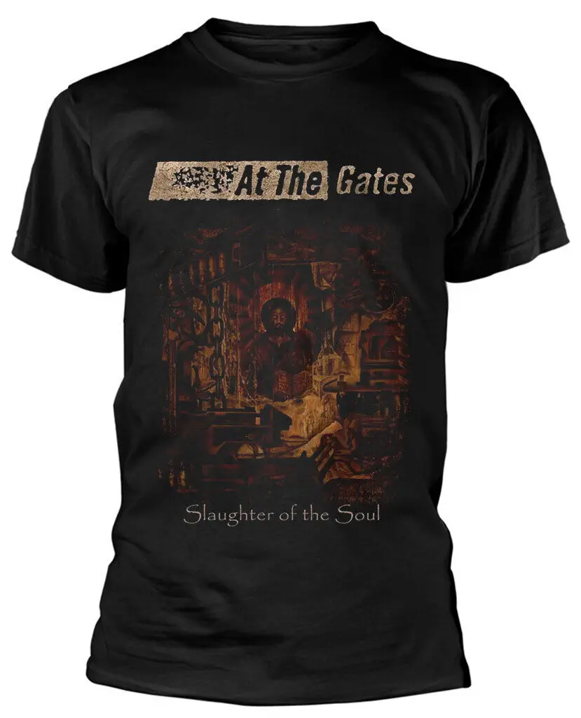 At The Gates Slaughter Of Soul Black T Shirt New Official