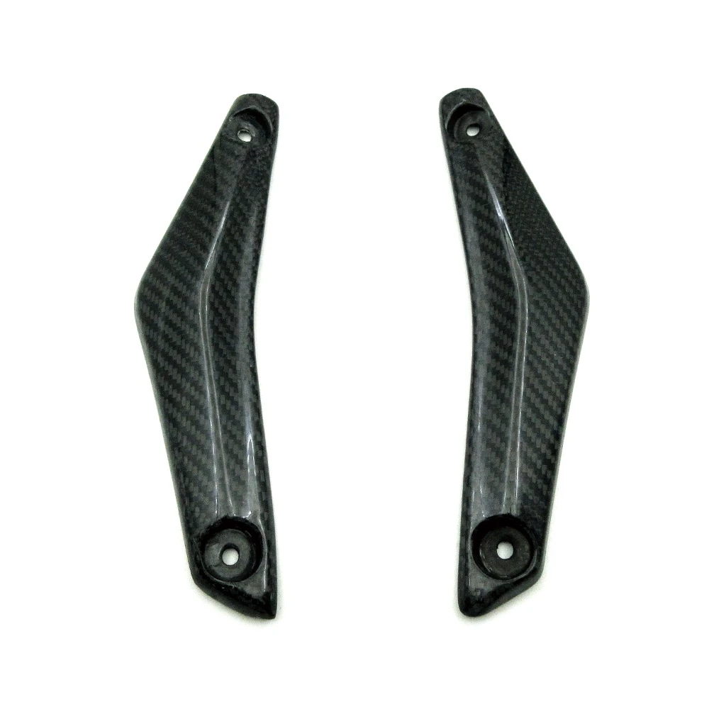 

New Motorcycle Carbon Fiber Look Windshield Strips Cover Scooter Accessories Set For KYMCO AK550 2017 2018 2019 2020 2021 1 Pair