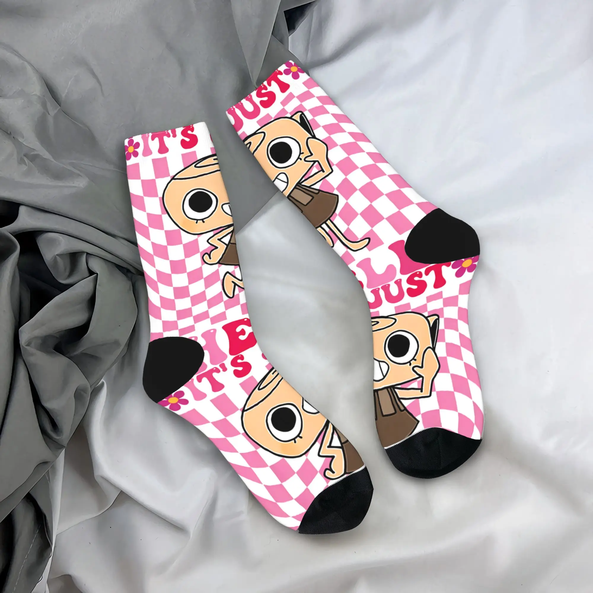 Inverno quente colorido feminino masculino é apenas shiny dandys mundo meias catoon suor absorvente meias de futebol