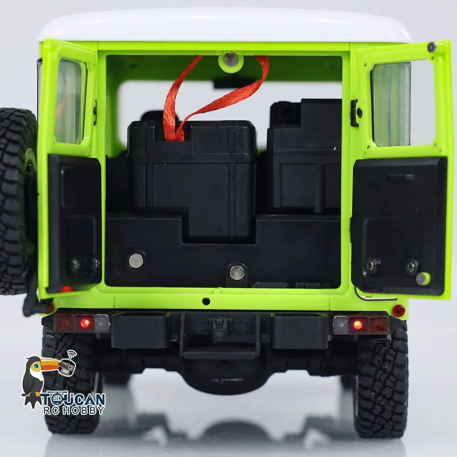 HG New 1/16 RC Off-road Vehicle Mini Toy Model 4x4 Electric Crawler Car Climbing Car Light Sound Systems Smoking Unit Boy