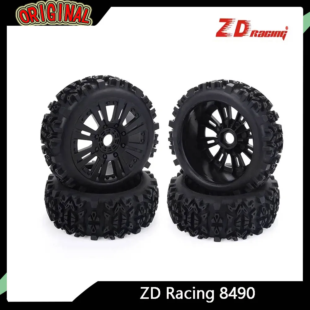 

ZD Racing 1/8 RC Buggy Wheels & Tires, 120mm 17mm Hex – Compatible with Redcat, HPI & More
