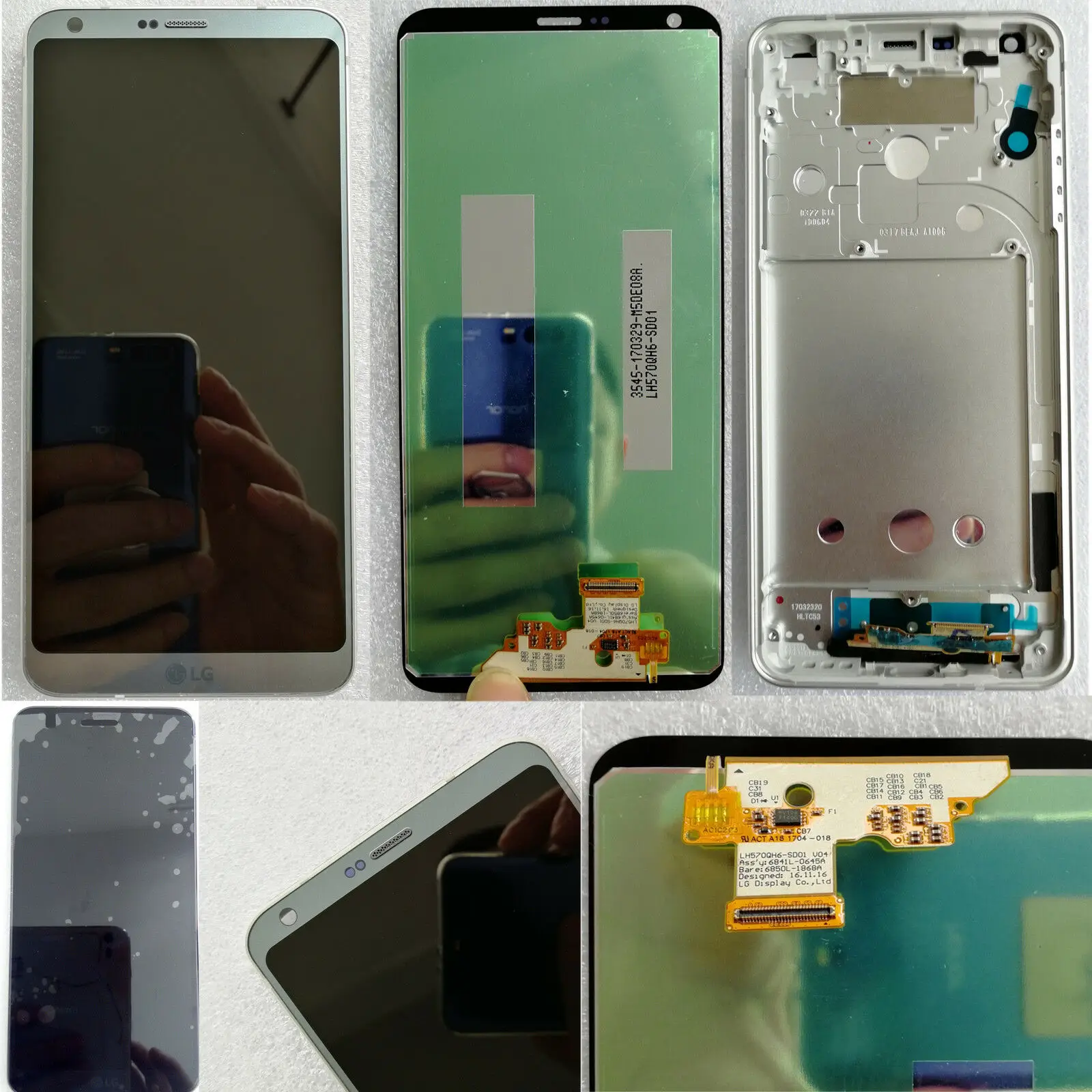 OEM LCD Display Digitizer Touch Screen for LG G6 H870 H871 H872 H873 US997 LS993 VS998 VS998B 5.7